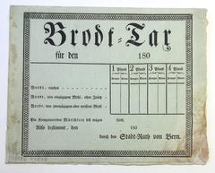 Brot-Tar (um 1810)