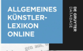 Logo AKL-online – Allgemeines Künstlerlexikon