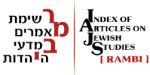 Logo The Index of Articles on Jewish Studies (RAMBI)