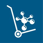 Icon Figuren, die an einem Tisch sitzen
