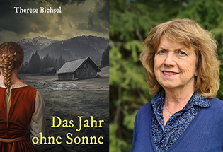 Cover von Das Jahr ohne Sonne und Porträtfoto von Therese Bichsel