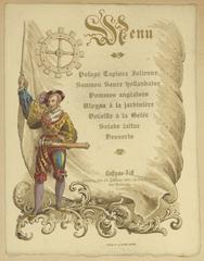 Menükarte 1892