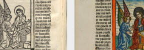 Vergleich zweier Exemplare eines Andachtsbuches